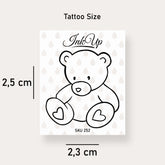 Teddybär Herz Tattoo
